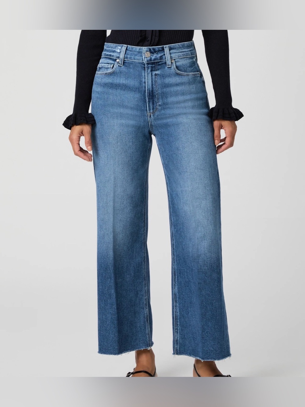 Paige Anessa Wide Leg Jeans
